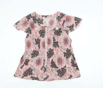 Dressbarn Women's Multicoloured Floral Top L