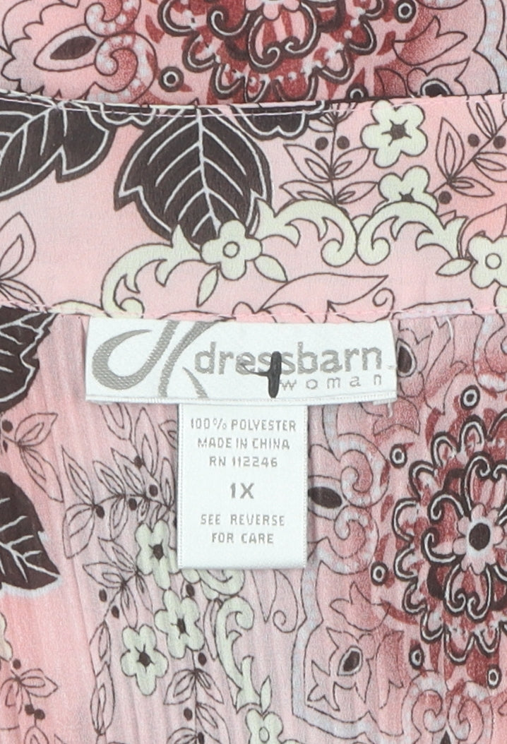 Dressbarn Women's Multicoloured Floral Top L