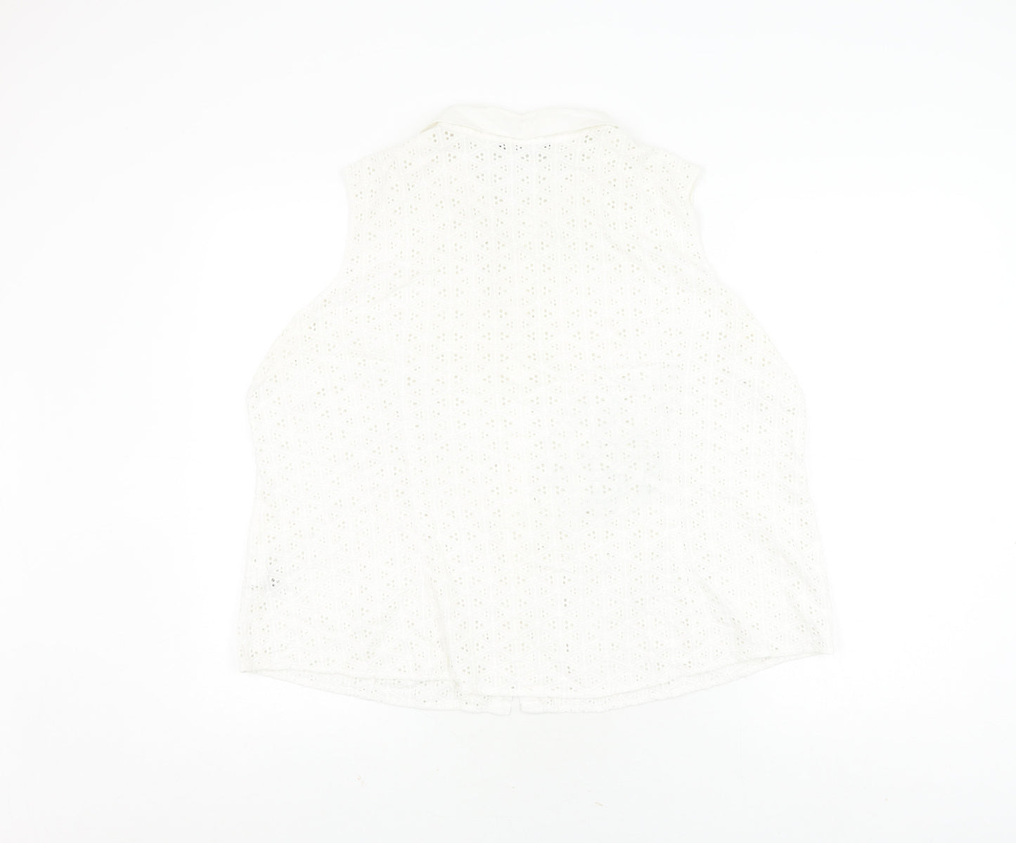 Womens UK Size 22 Marks and Spencer White Basic Blouse