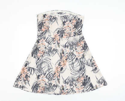 Next Women's Multicoloured Floral A-Line Dress 14