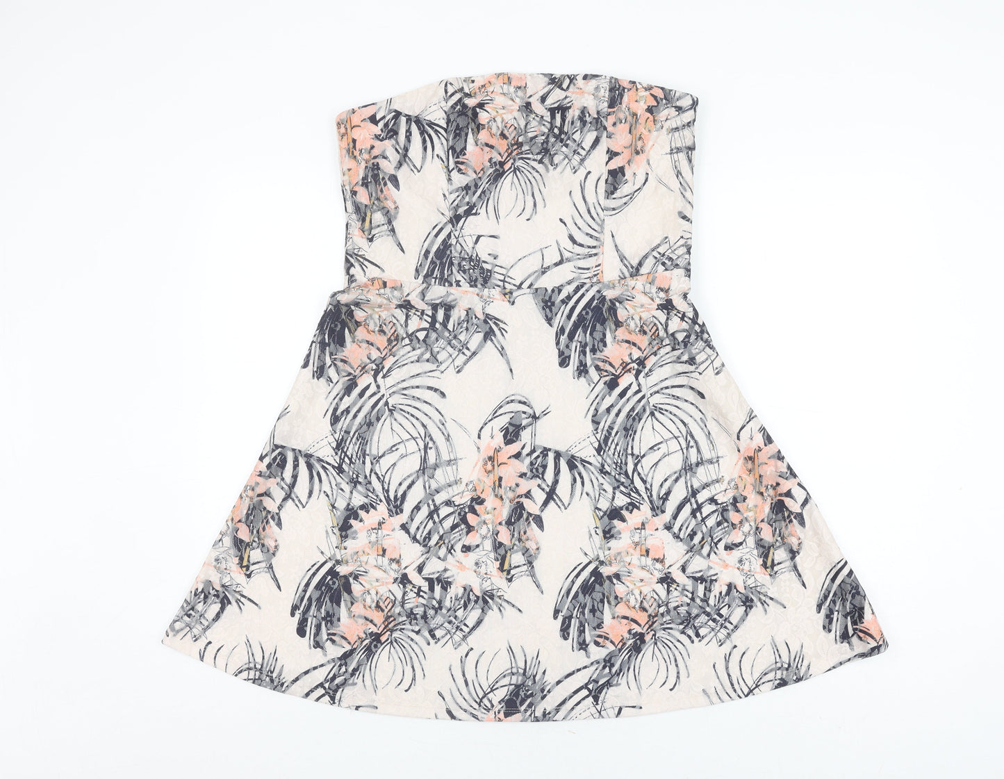 Next Women's Multicoloured Floral A-Line Dress 14