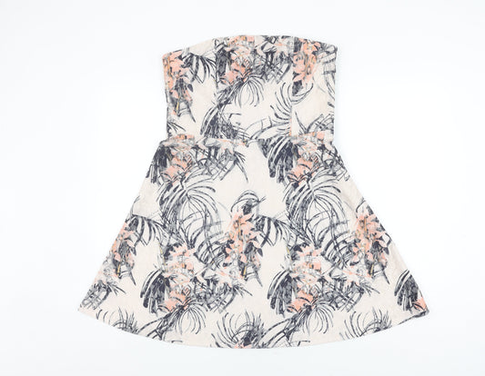 Next Women's Multicoloured Floral A-Line Dress 14