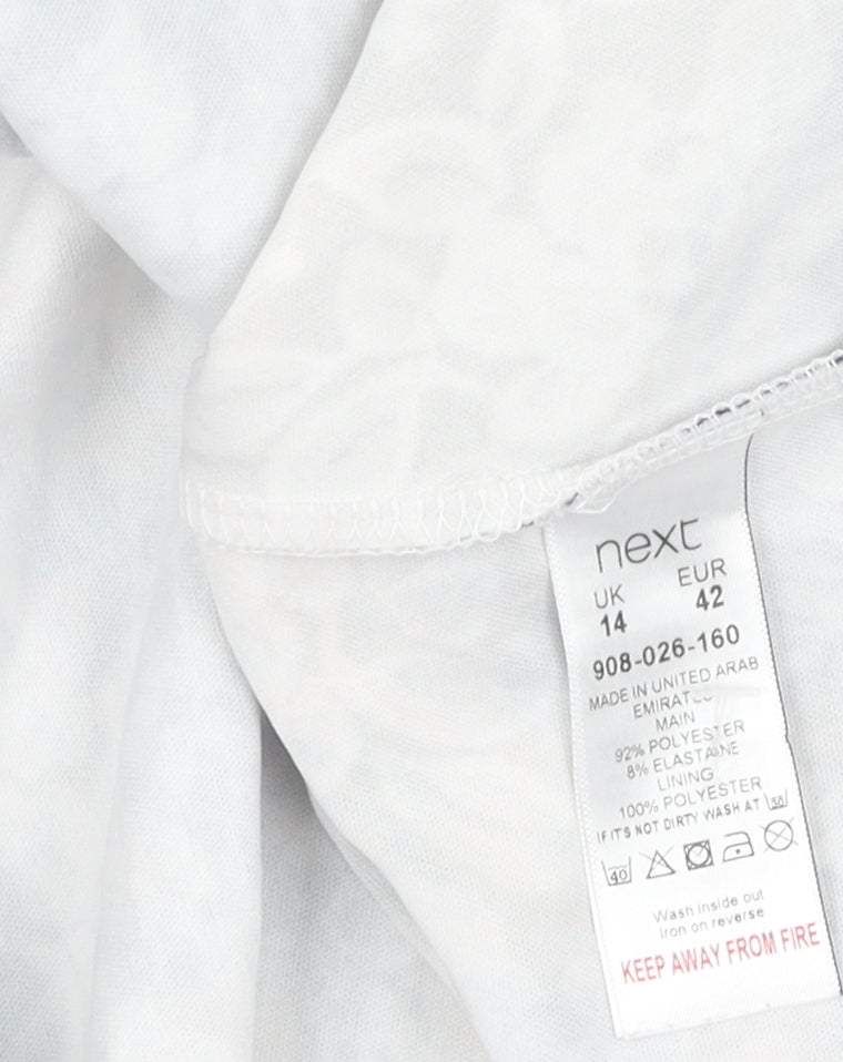 Next Women's Multicoloured Floral A-Line Dress 14