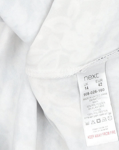 Next Women's Multicoloured Floral A-Line Dress 14