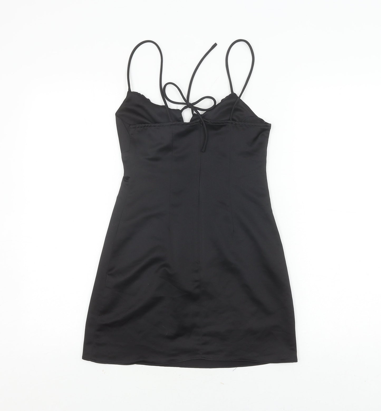 Topshop Women's Black Petite Slip Dress, Size 4