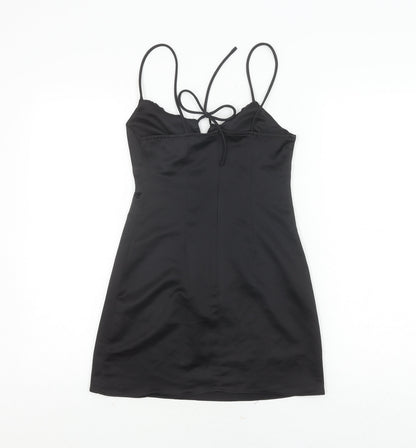 Topshop Women's Black Petite Slip Dress, Size 4
