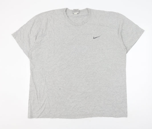 Nike Men's Grey 2XL Short Sleeve Crew Neck T-Shirt