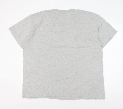Nike Men's Grey 2XL Short Sleeve Crew Neck T-Shirt