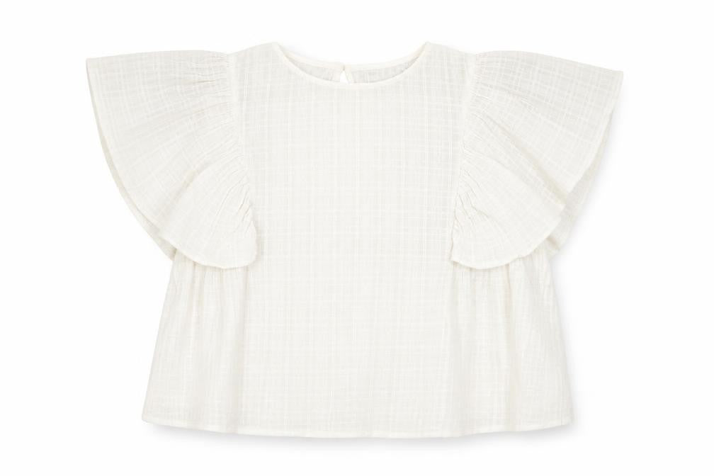 ASOS DESIGN Women's White Cotton Blouse UK 18