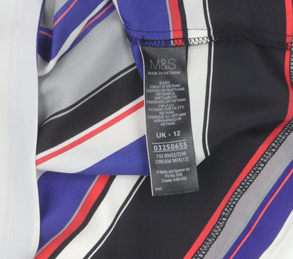 Womens UK Size 12 Marks and Spencer Multicoloured  T-Shirt