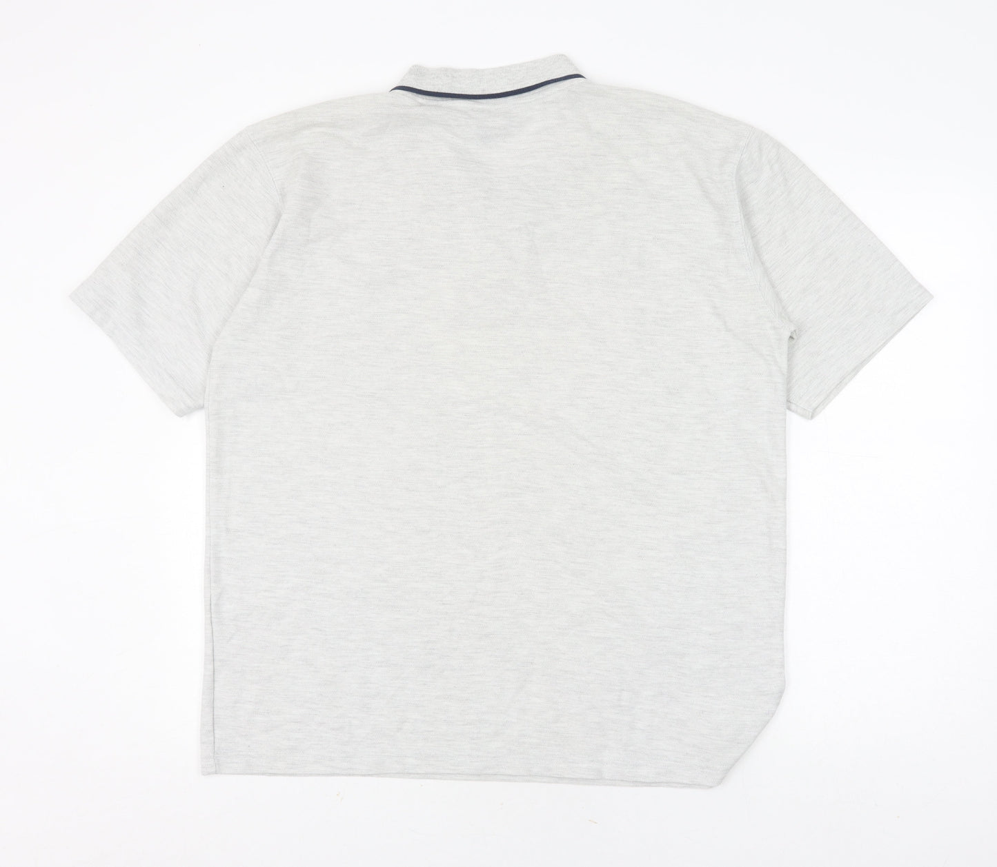 Umbro Men's Grey Polo Shirt XL Short Sleeve Logo