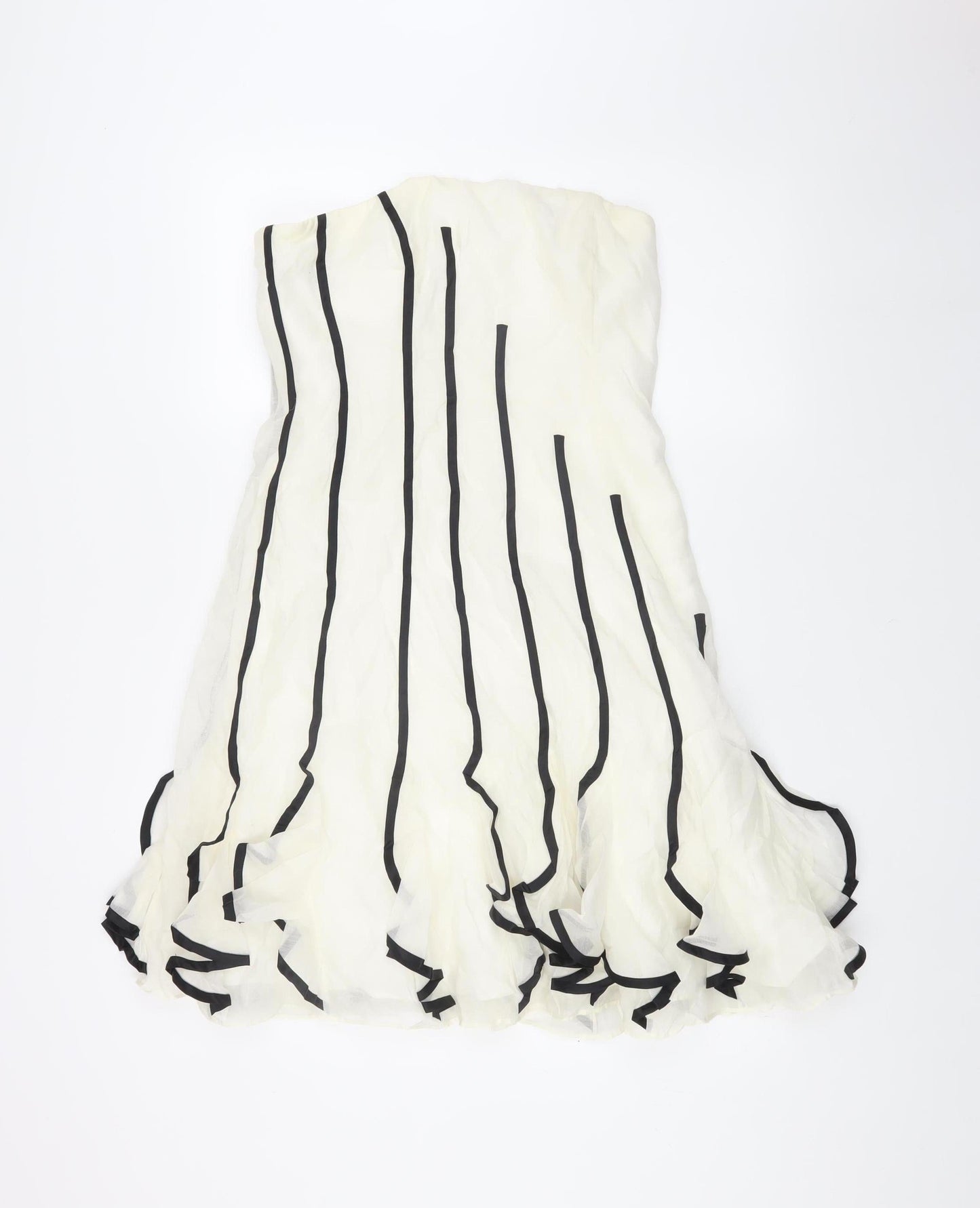 Coast Women's White A-Line Midi Dress Size 12