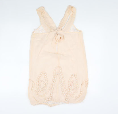 ASOS Luxe Women Beige Camisole Blouse Size 12