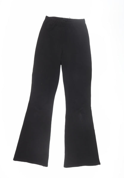 Urban Outfitters Black Flared Trousers - Unisex Adults, Size S