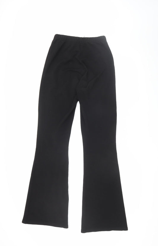 Urban Outfitters Black Flared Trousers - Unisex Adults, Size S