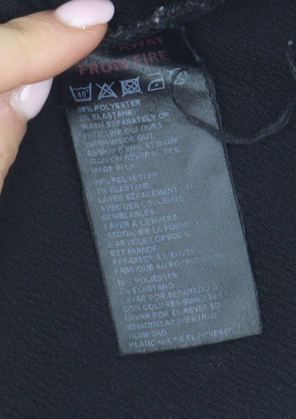 Urban Outfitters Black Flared Trousers - Unisex Adults, Size S