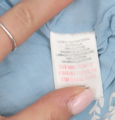 Baby Boden Blue Girls Butterfly Tank Top 2-3 Years