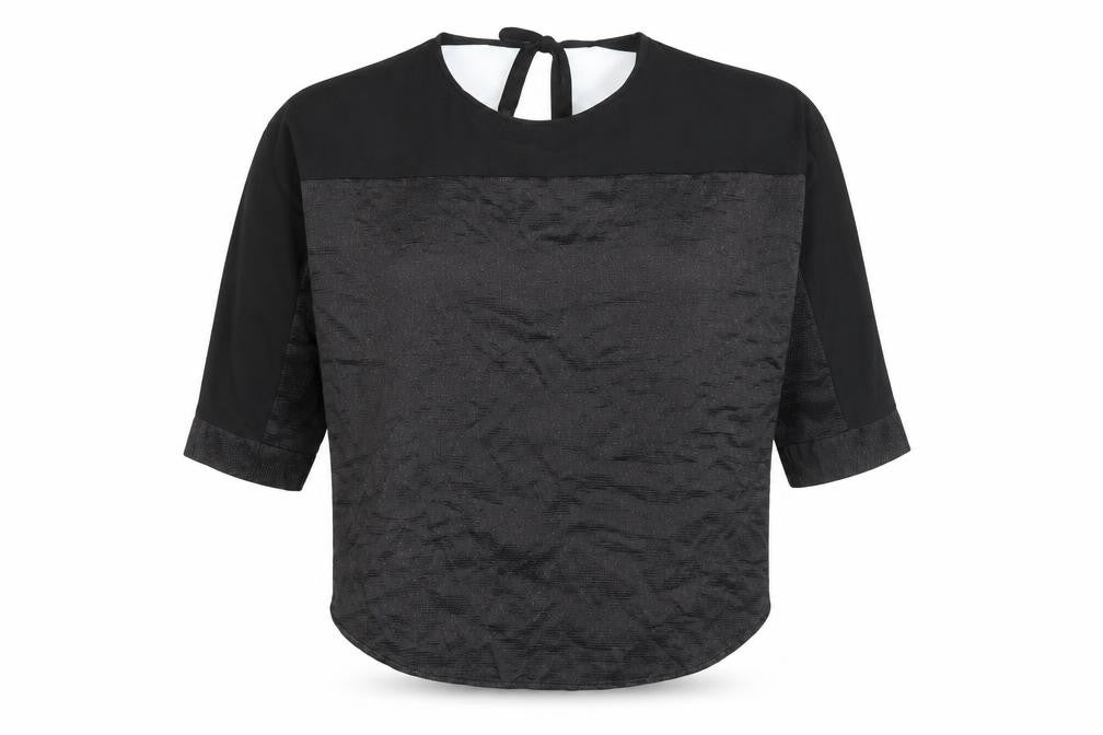 Womens UK Size S Oasis Black Basic Blouse