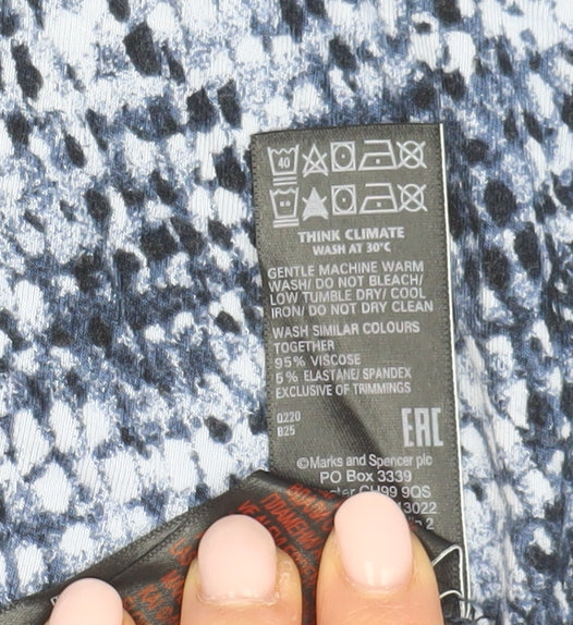 Marks and Spencer Women's Multicoloured A-Line Dress Size 18