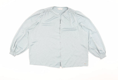 Marks and Spencer Women's Blue Blouse Size 18