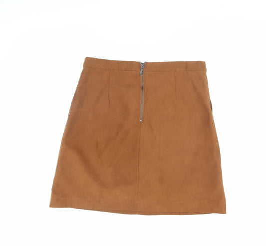 Oasis Women’s Brown Short Pencil Skirt Size 12