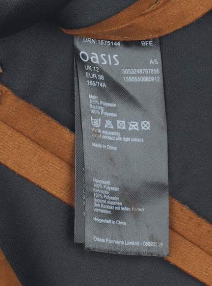 Oasis Women’s Brown Short Pencil Skirt Size 12