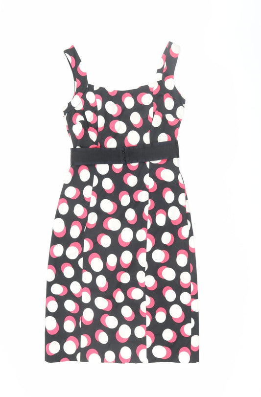 Coast Women's Multicoloured Polka Dot Pencil Dress Size 10