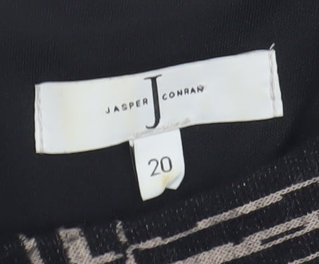 Jasper Conran Women’s Black Check Sheath Dress Size 20