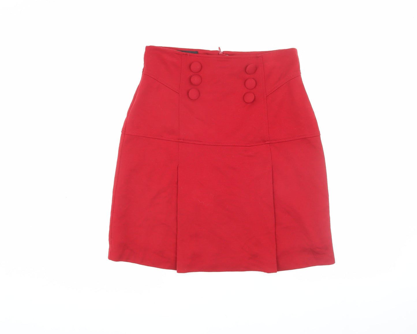 Marks & Spencer Women's Red Knee Length Pencil Skirt