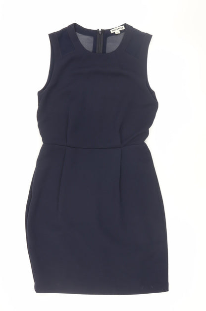 Whistles Women’s Black Sleeveless Sheath Dress - Size 8