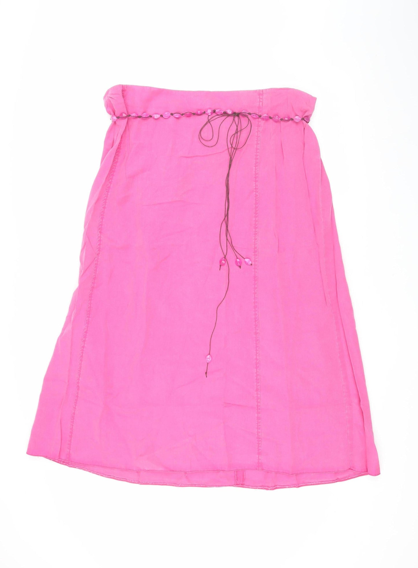 Ann Harvey Women's Pink Flare Plus Size Skirt