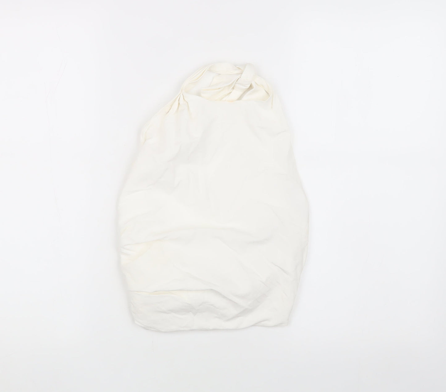 Womens UK Size XS Zara Ivory Basic Blouse