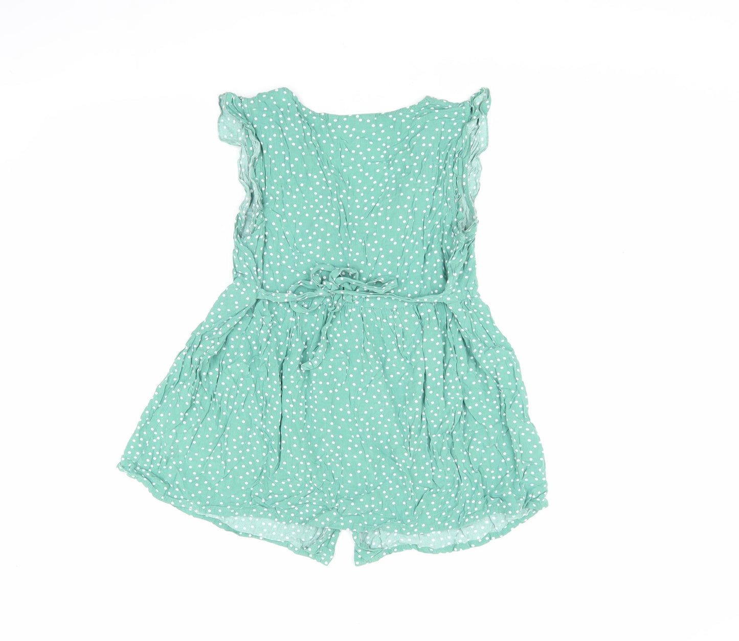 Womens UK Size S JoJo Maman Bébé Green Tunic Blouse