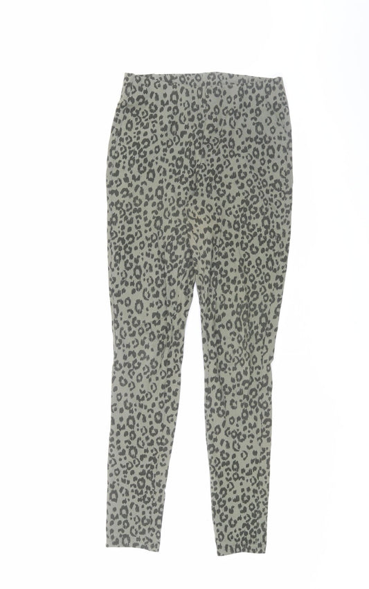 Womens UK Size 6 Joules Slim Fit Skinny Green Trousers