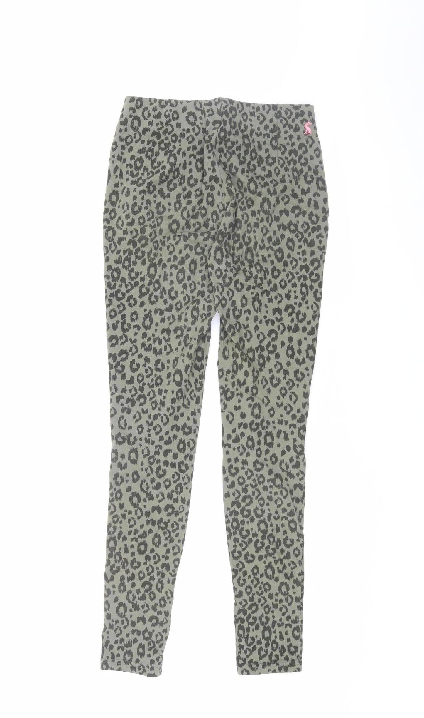 Womens UK Size 6 Joules Slim Fit Skinny Green Trousers