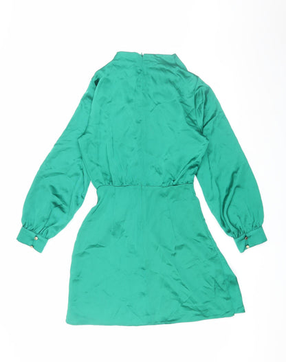 Zara Women's Green XS Short Shift Dress