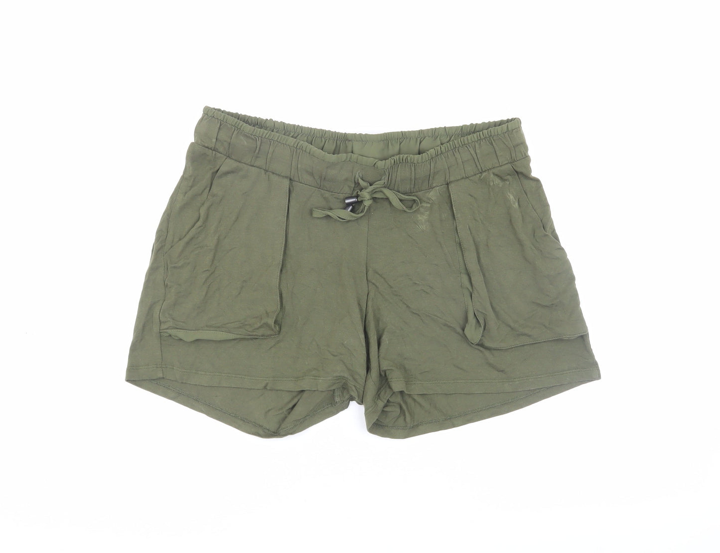 Next Green Maternity Shorts - Size 10, Casual Fit