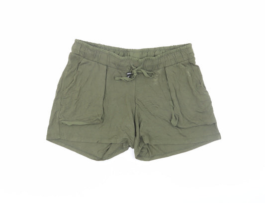 Next Green Maternity Shorts - Size 10, Casual Fit