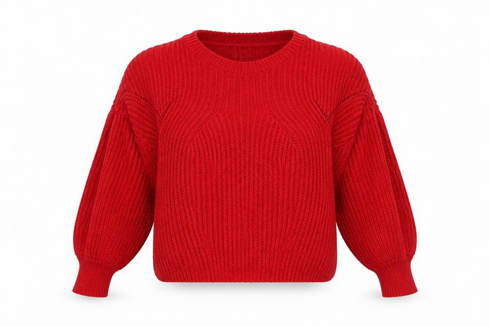 Womens UK Size S Nobody's Child Red Pullover Jumper