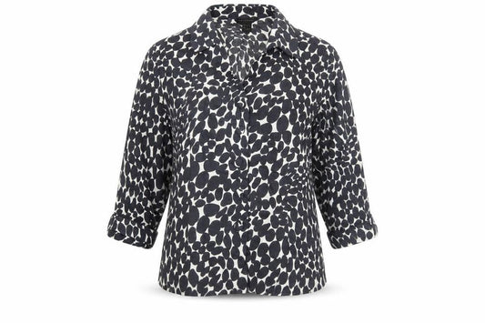 Womens UK Size L Anne Carson Black Basic Blouse