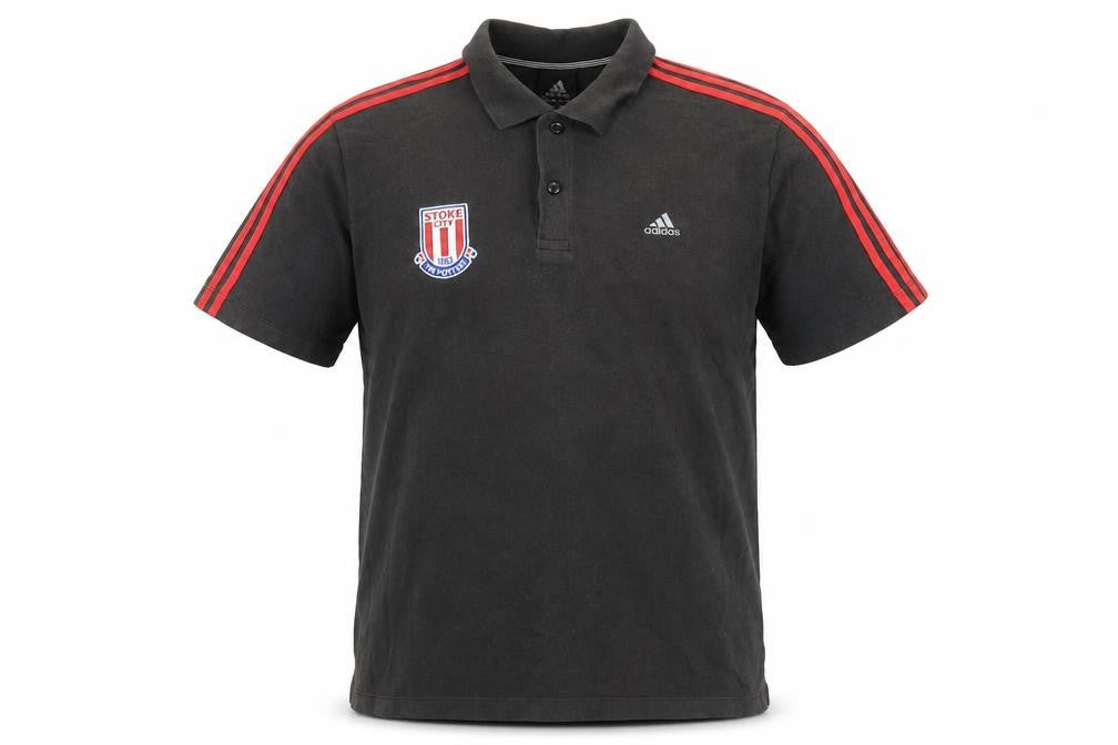 Mens UK Size L adidas Cotton Blend Polo Shirt