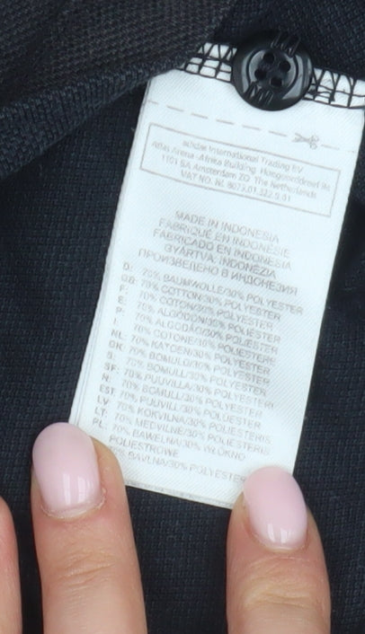 Adidas Men's Black Polo, Size L, Golf Sportswear