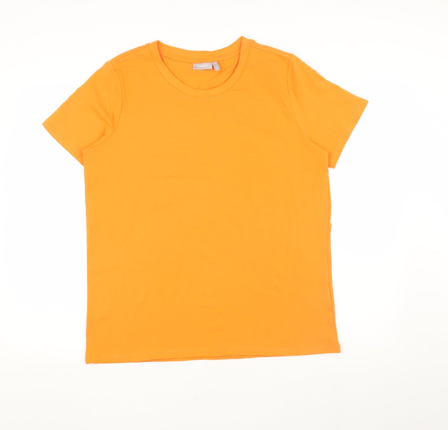 Womens UK Size M Fransa Orange Basic T-Shirt