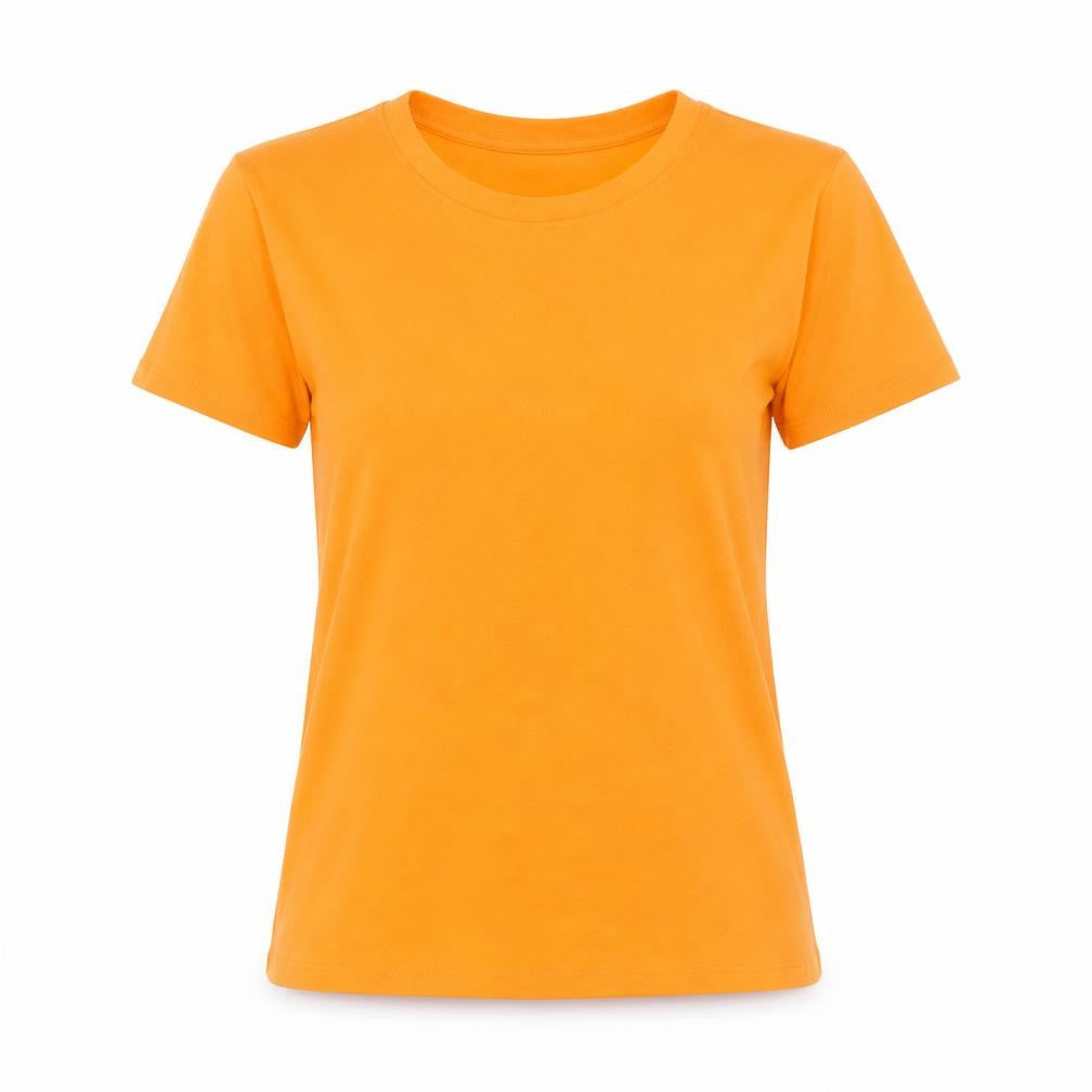 Womens UK Size M Fransa Orange Basic T-Shirt