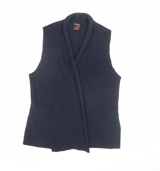 Womens UK Size 10 Betty Barclay Blue Vest Jumper