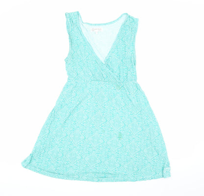 Saltrock Women's Green Paisley V-Neck Dress Size 12