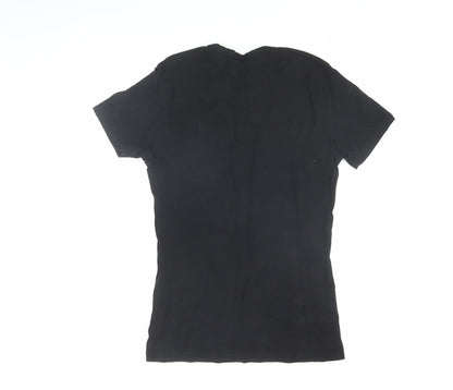 Myprotein Men's Black Crew Neck T-Shirt, Size S