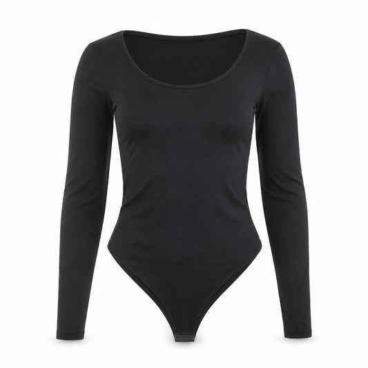 Womens UK Size XS Brave Soul One-Piece Black Bodysuit