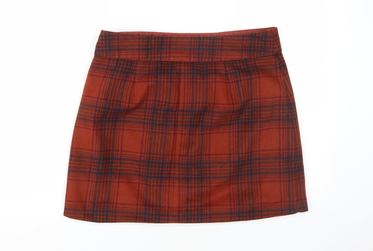 Marks and Spencer Women's Multicoloured Plaid Skirt UK 14