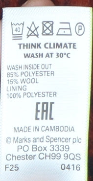 Marks and Spencer Women's Multicoloured Plaid Skirt UK 14